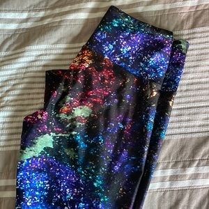 Gold Sheep Leggings- Galaxy print